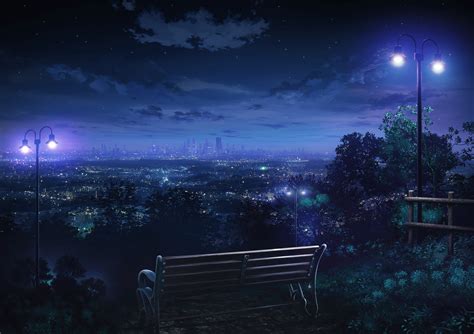 night wallpaper|anime night wallpaper.